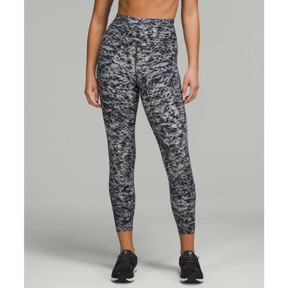 Lululemon Base Pace High-Rise Tight 25" Estuary Grey Multi Size 4 - Picture 1 of 10